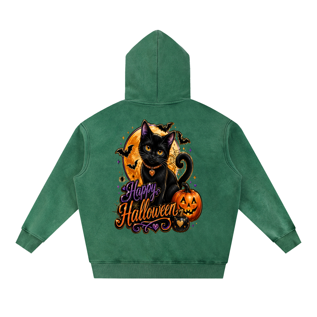 Snow Wash Fleece Oversize Hoodie