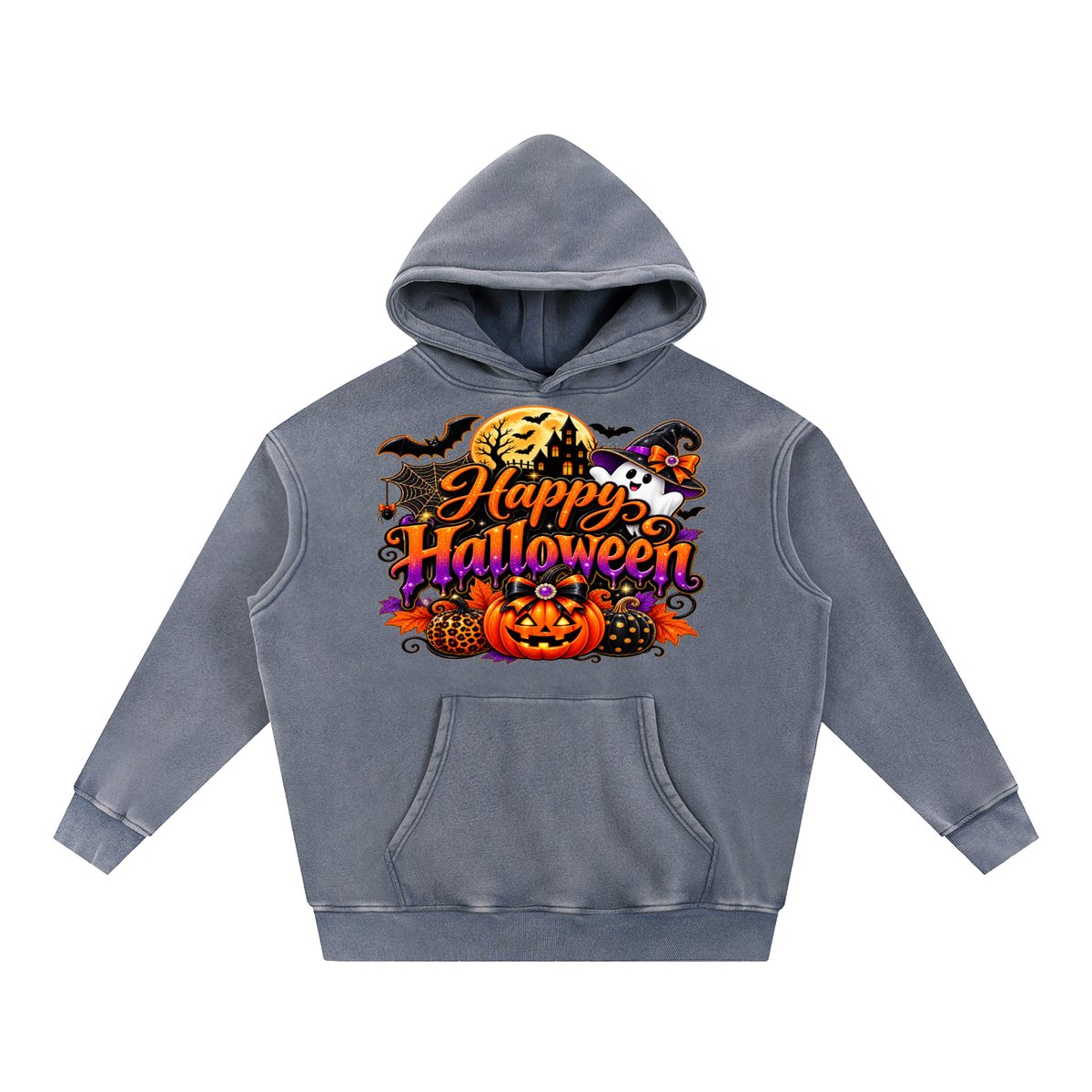 Snow Wash Fleece Oversize Hoodie