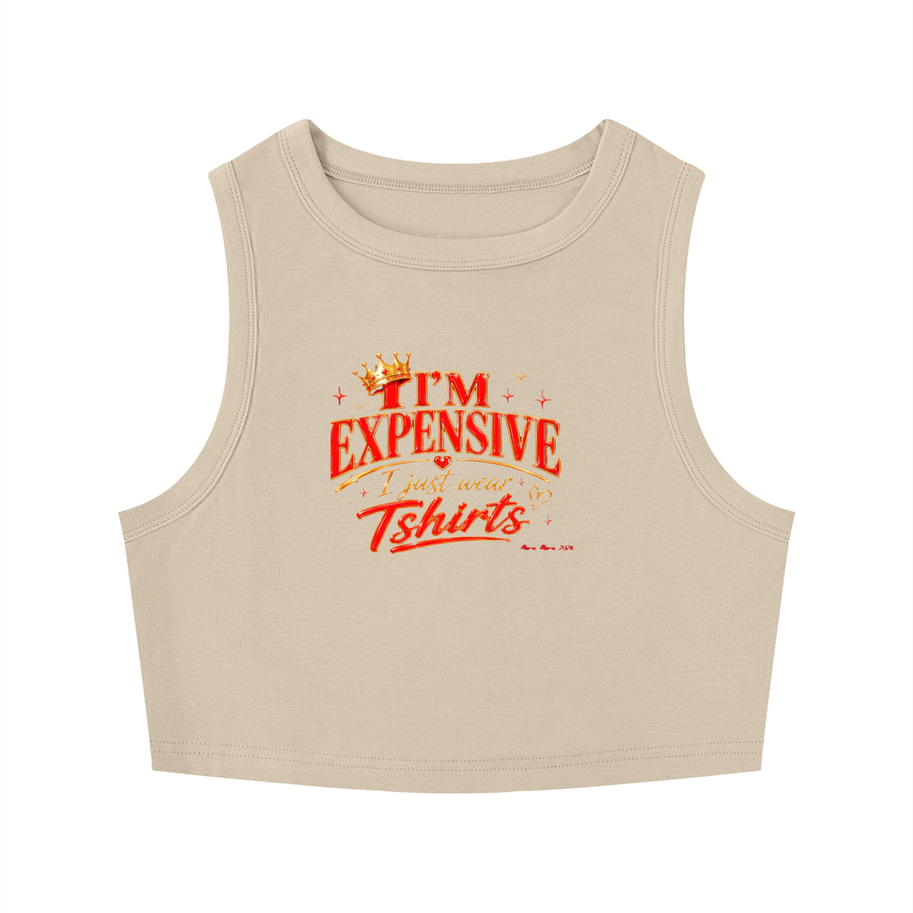 Women's Tight Crewneck Crop Tank Top
