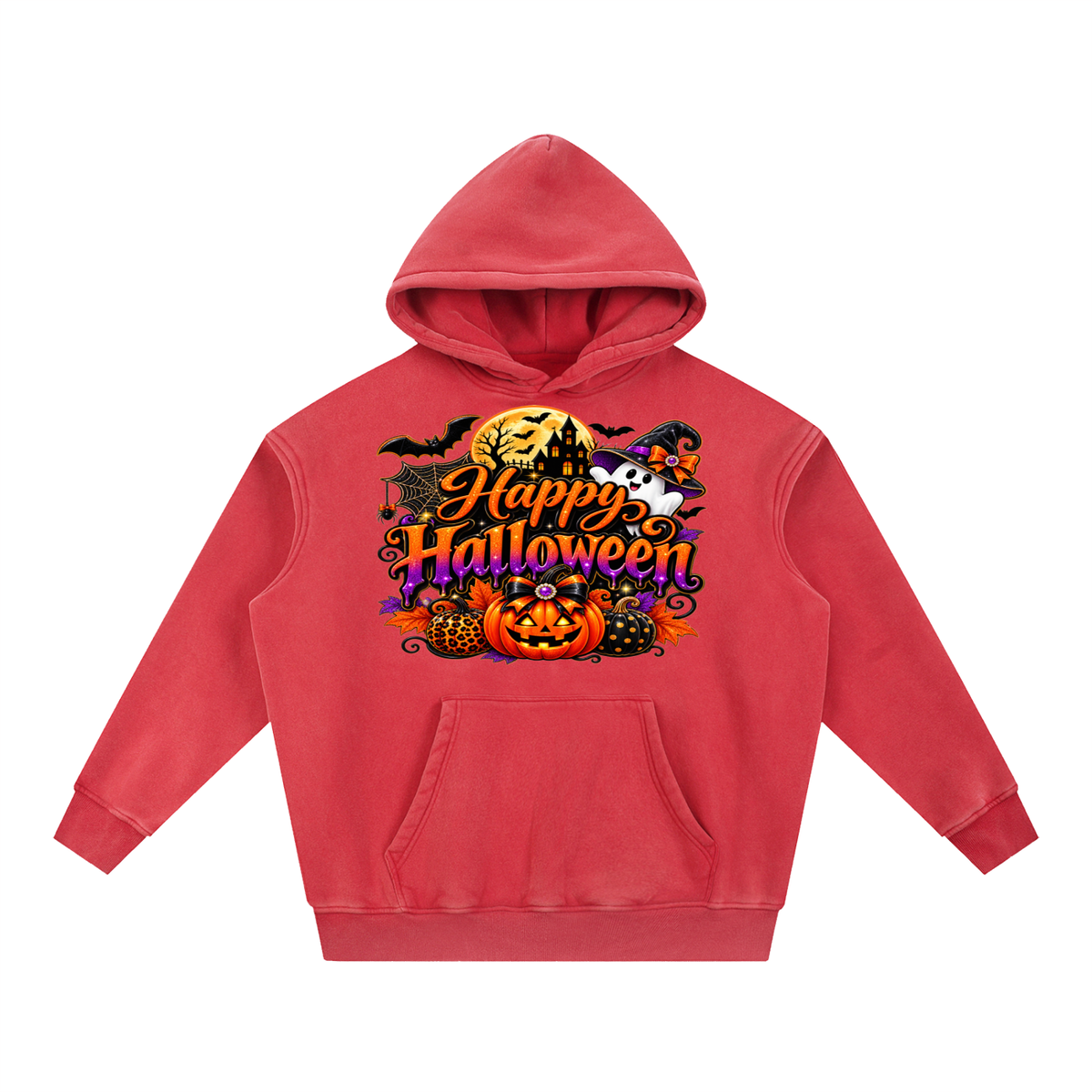 Snow Wash Fleece Oversize Hoodie