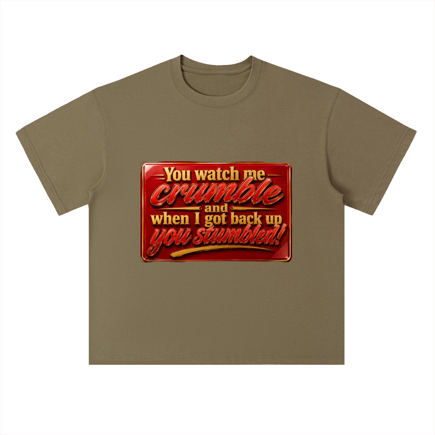 Heavyweight Drop Shoulder Cotton T-Shirt