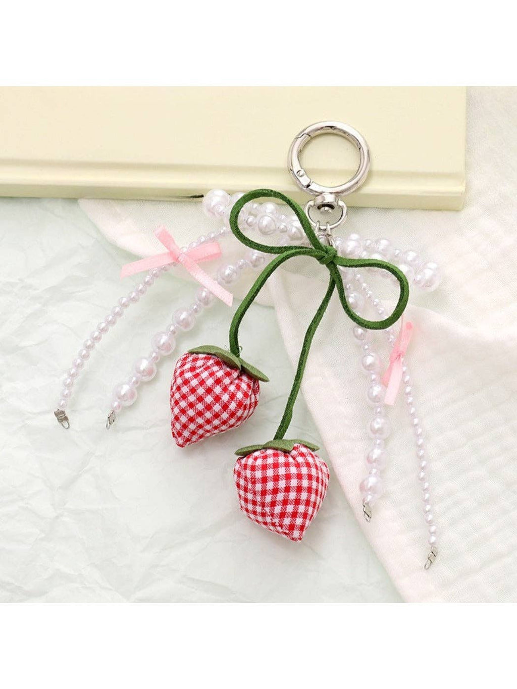 Keypus - Cute Strawberry Shaped Keychain
