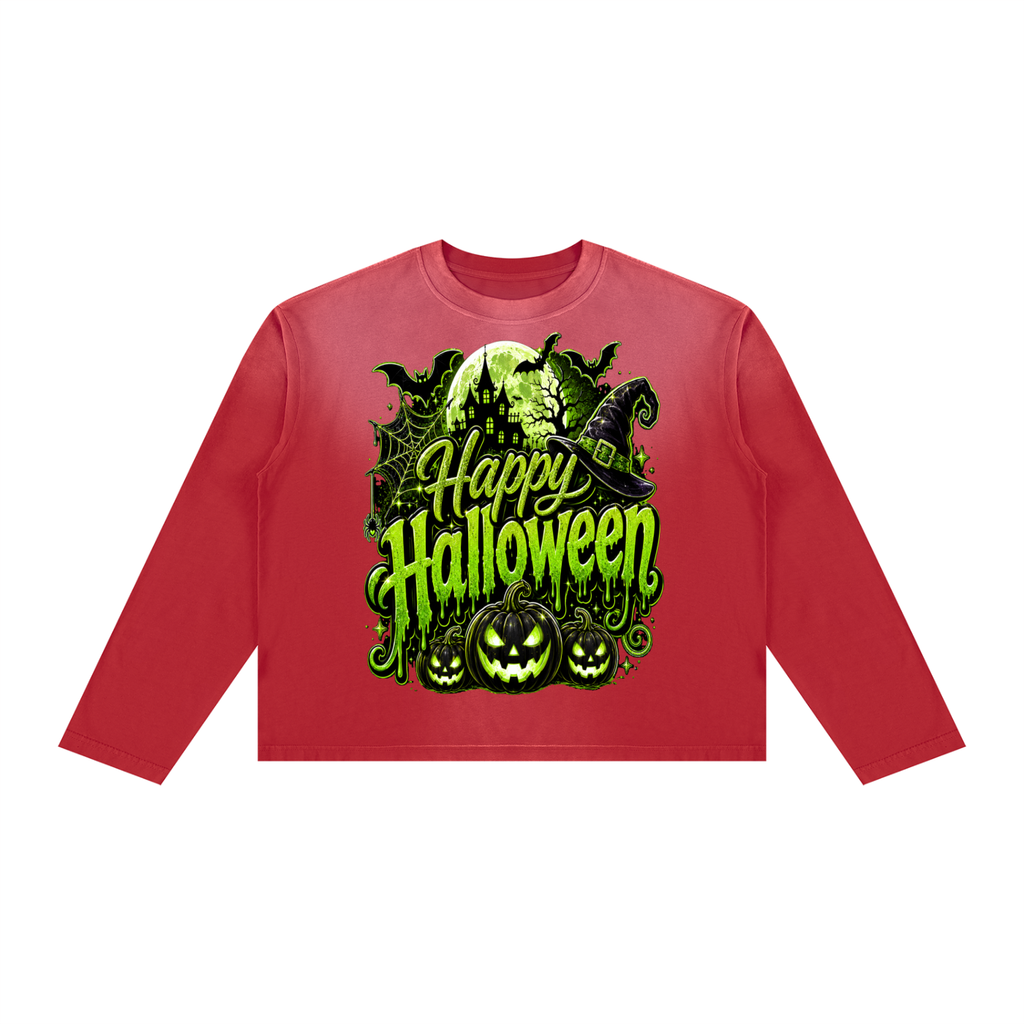 Unisex Sunfade Boxy Long Sleeve T-Shirt