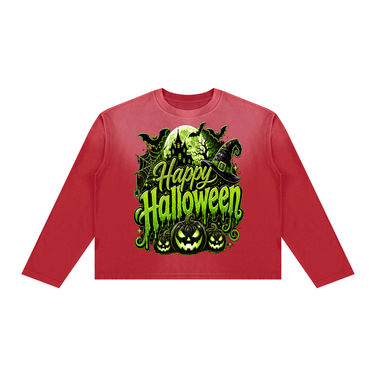 Unisex Sunfade Boxy Long Sleeve T-Shirt