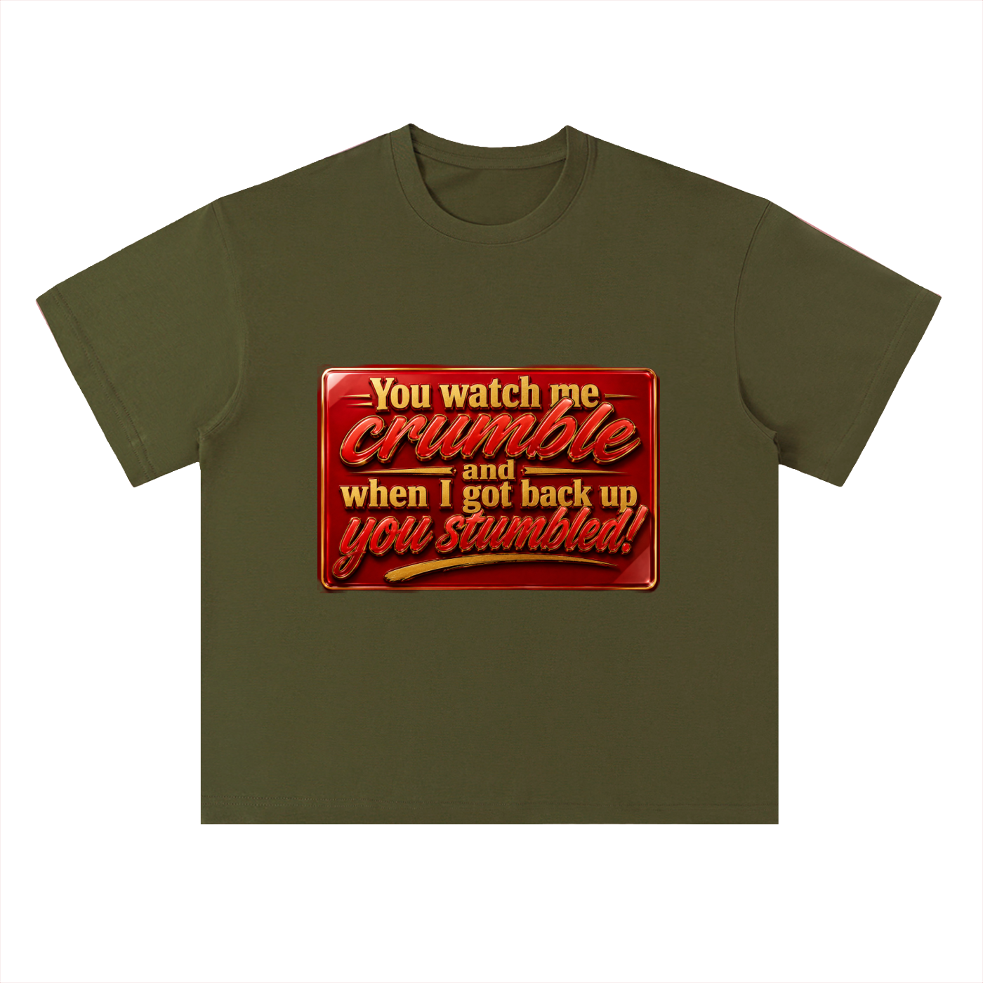 Heavyweight Drop Shoulder Cotton T-Shirt