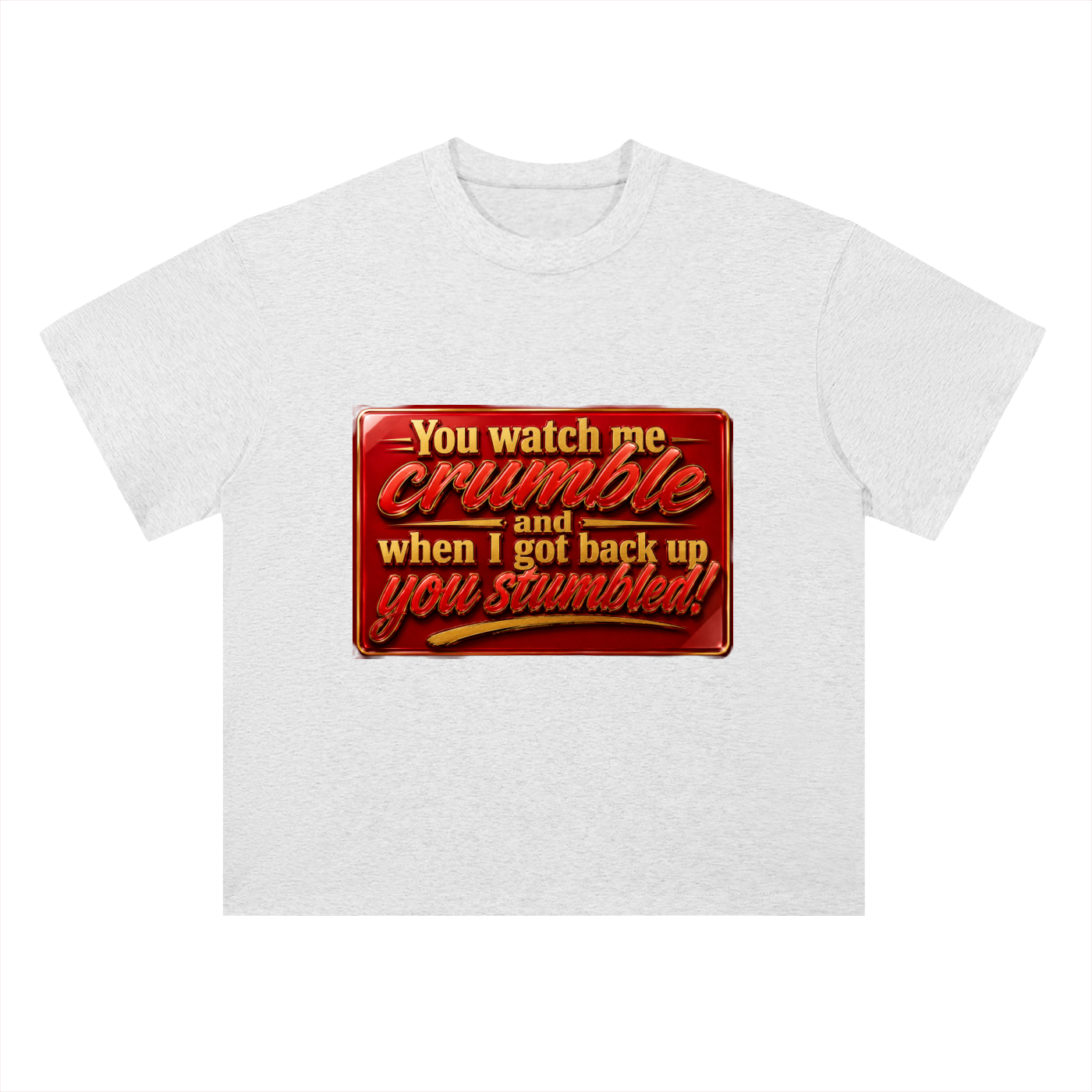 Heavyweight Drop Shoulder Cotton T-Shirt
