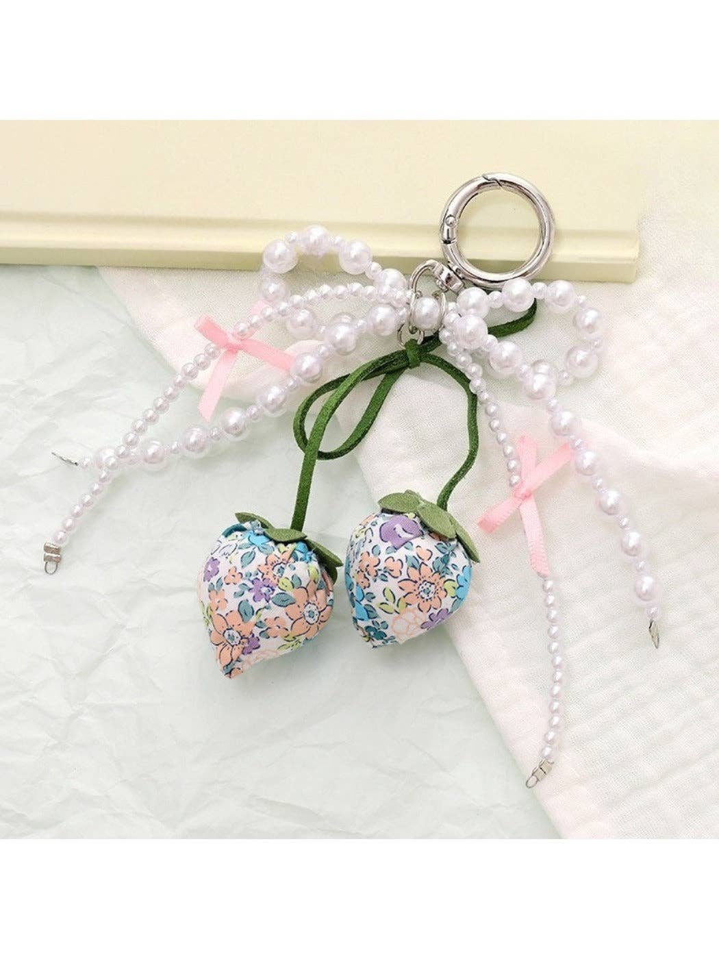 Keypus - Cute Strawberry Shaped Keychain