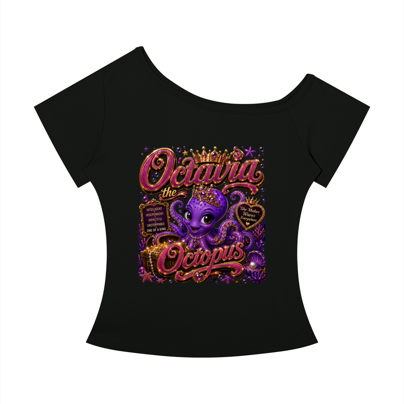 Women’s Off-the-Shoulder T-Shirt