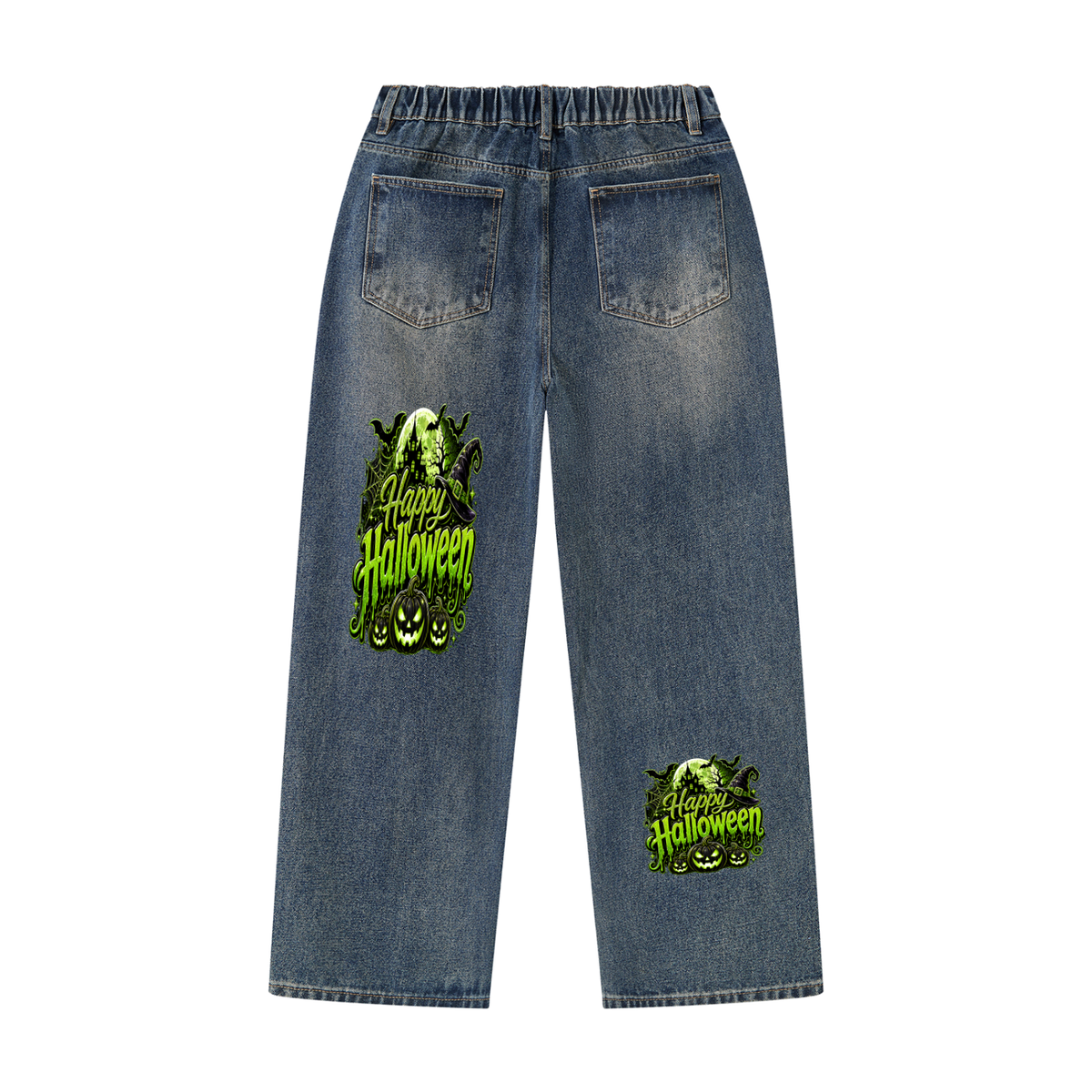 Men's Vintage Wash Denim Jeans