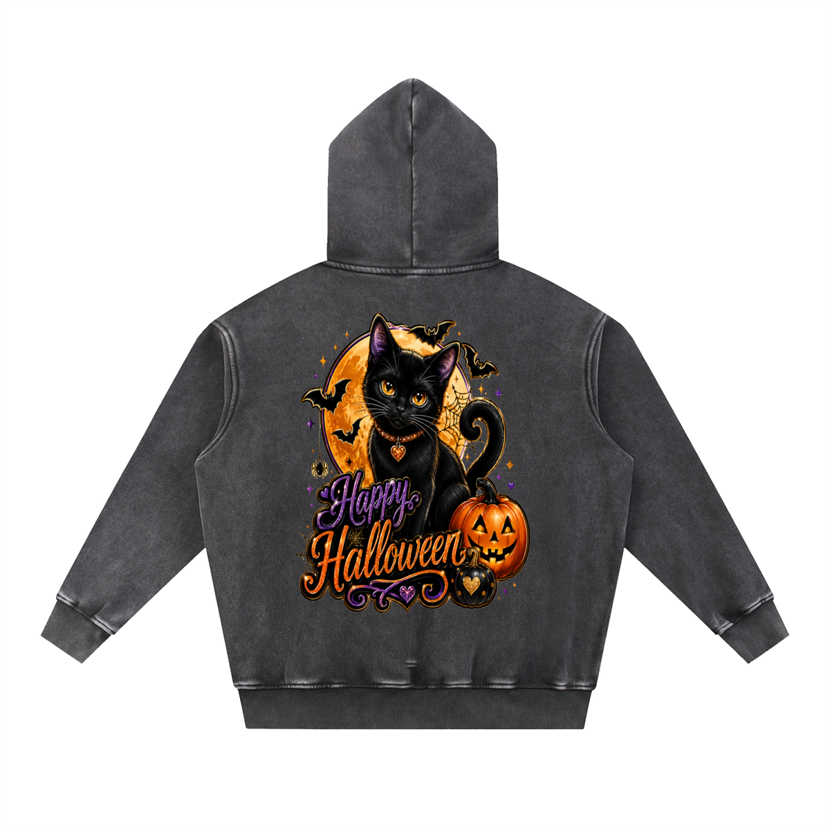 Snow Wash Fleece Oversize Hoodie