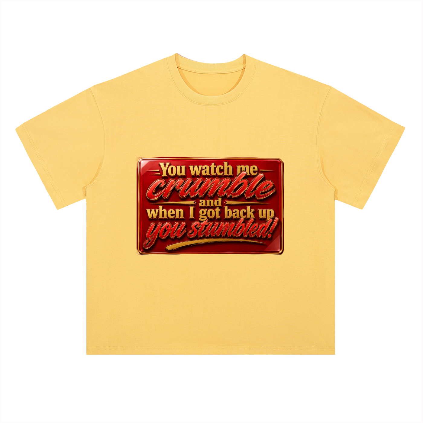 Heavyweight Drop Shoulder Cotton T-Shirt