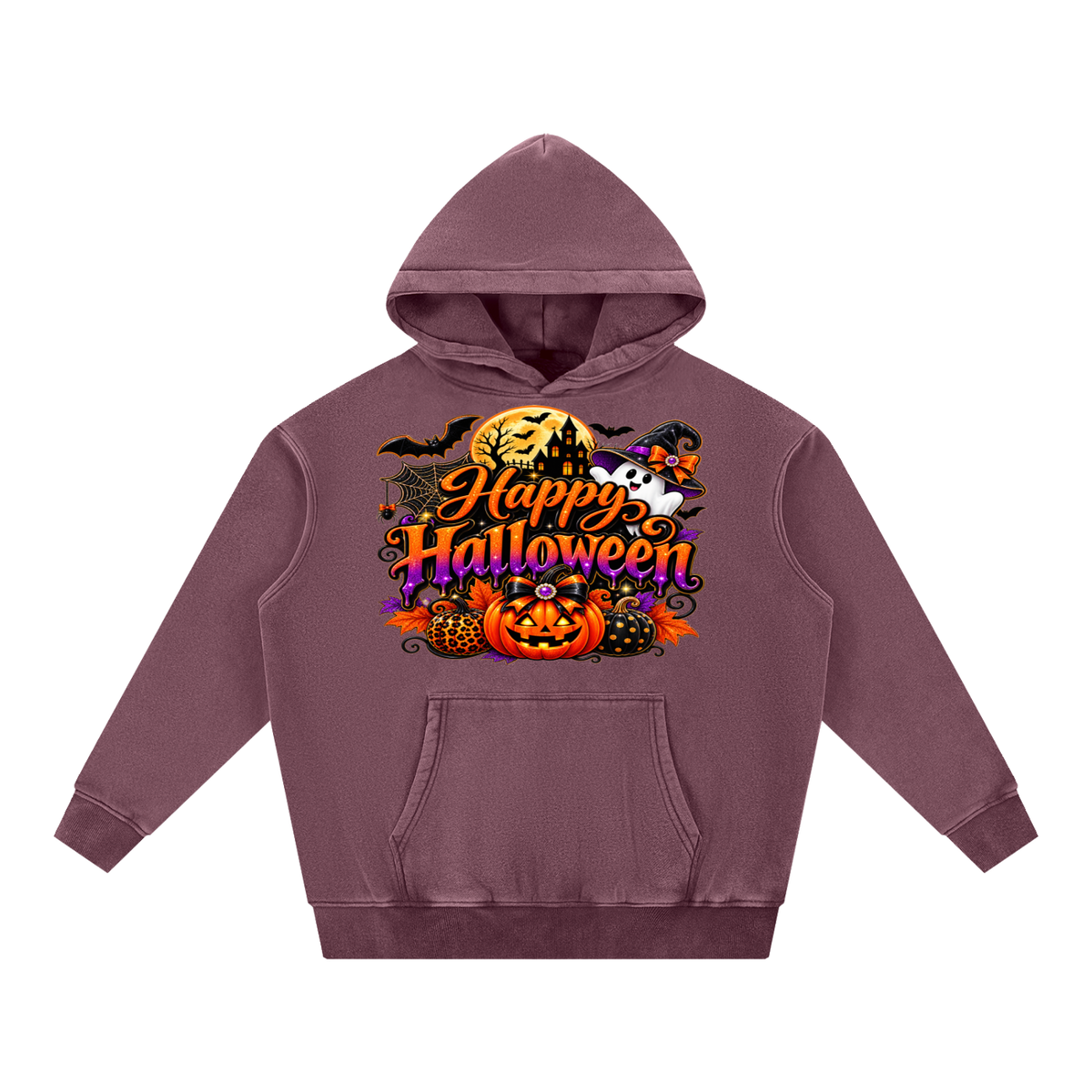 Snow Wash Fleece Oversize Hoodie