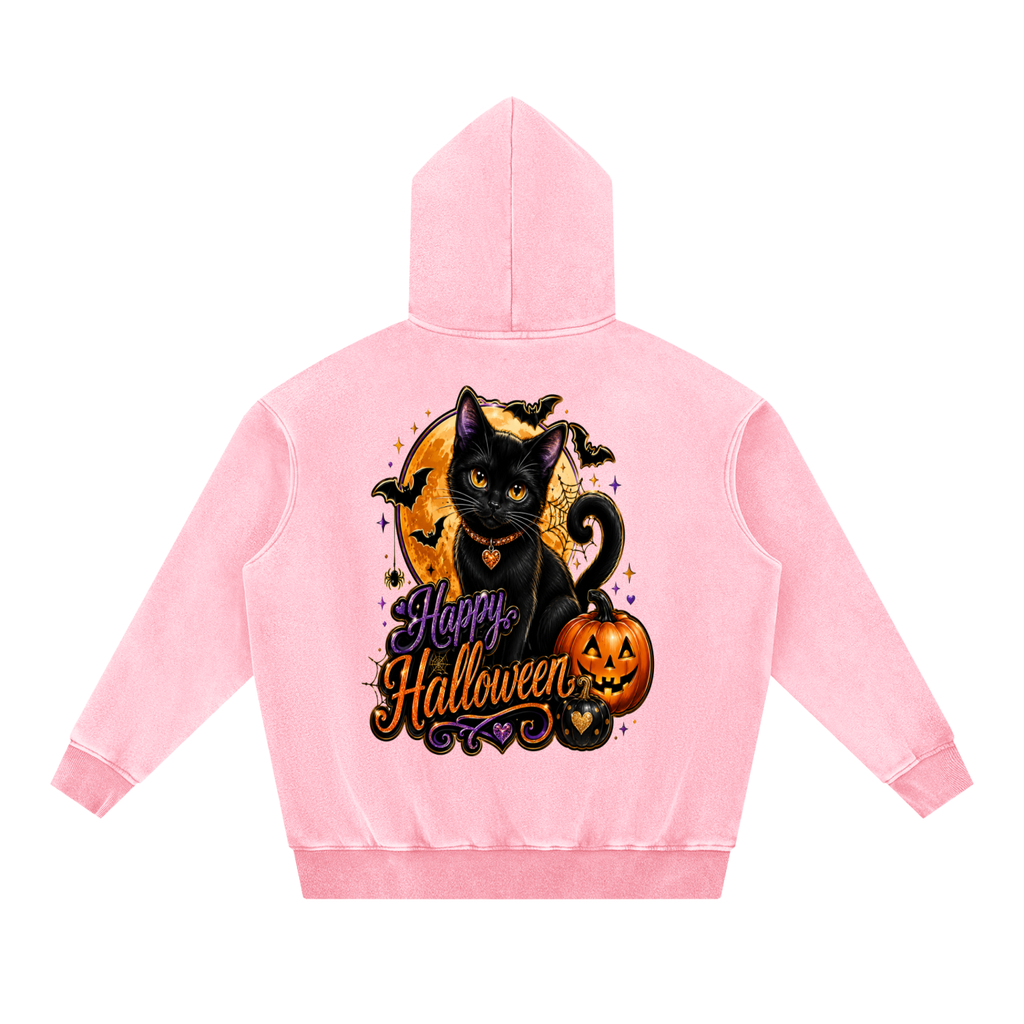 Snow Wash Fleece Oversize Hoodie