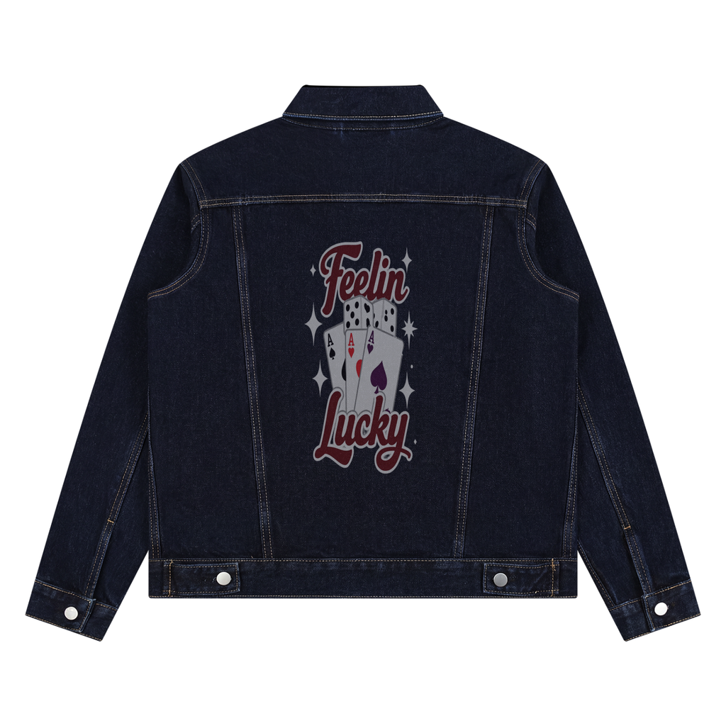 Unisex Vintage Wash Denim Jacket