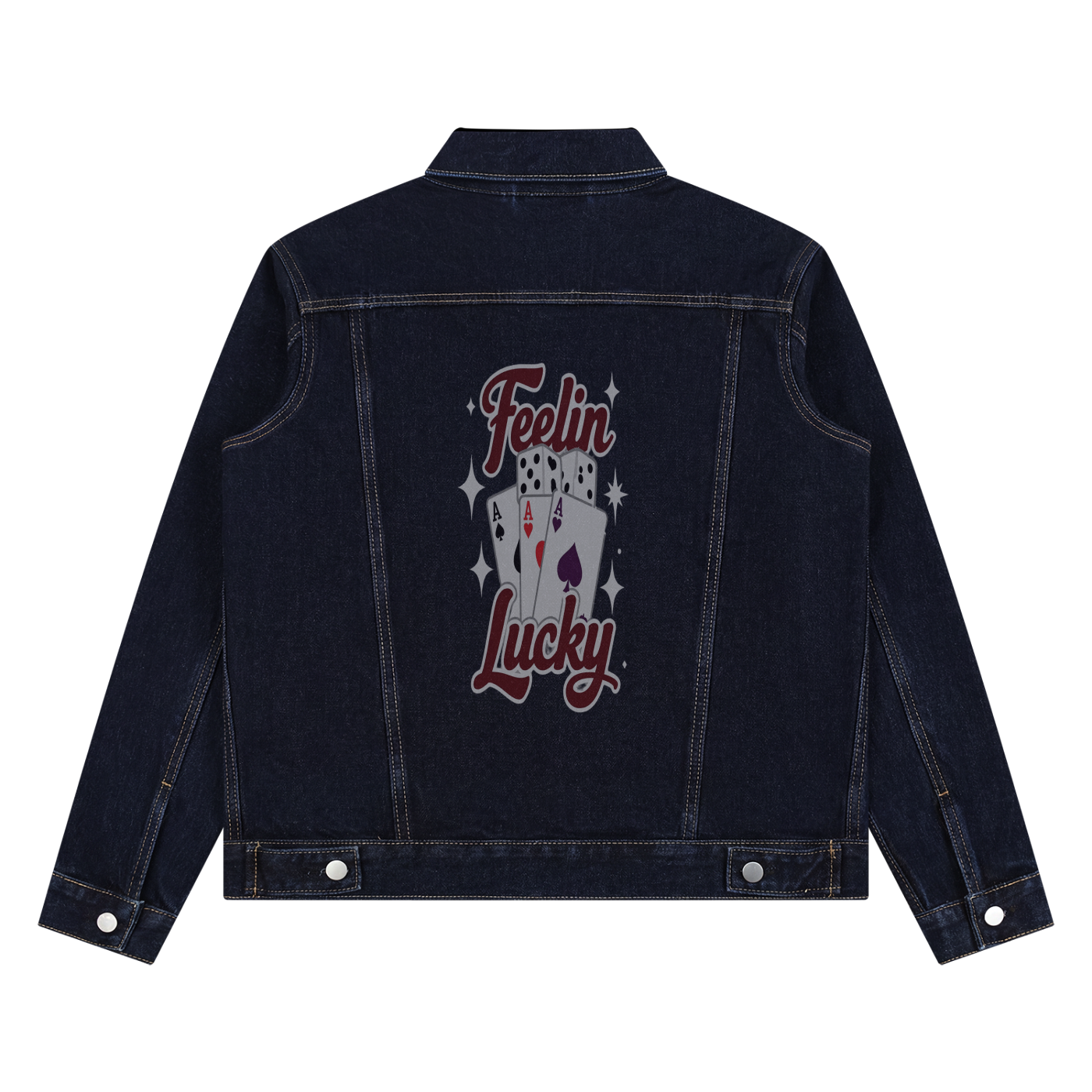 Unisex Vintage Wash Denim Jacket