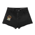 Women’s Vintage Wash High Rise Denim Shorts