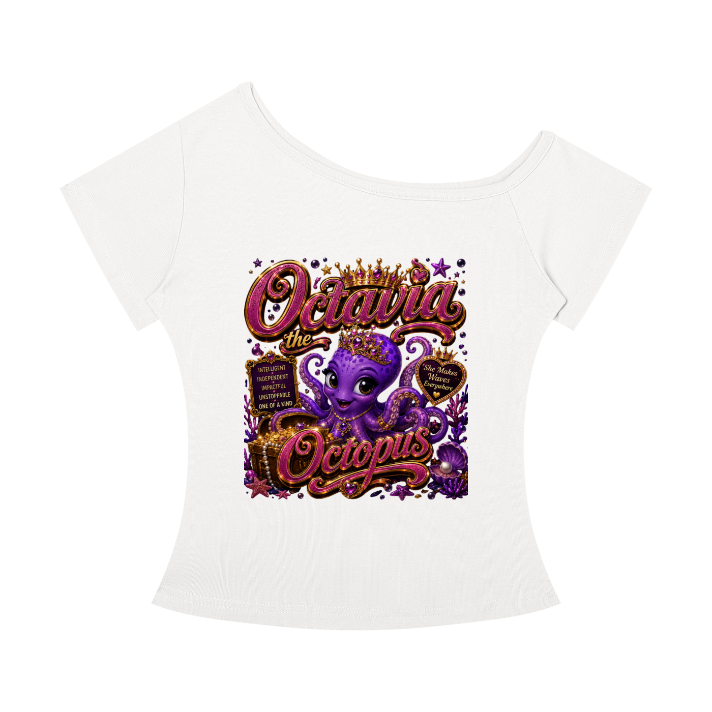 Women’s Off-the-Shoulder T-Shirt