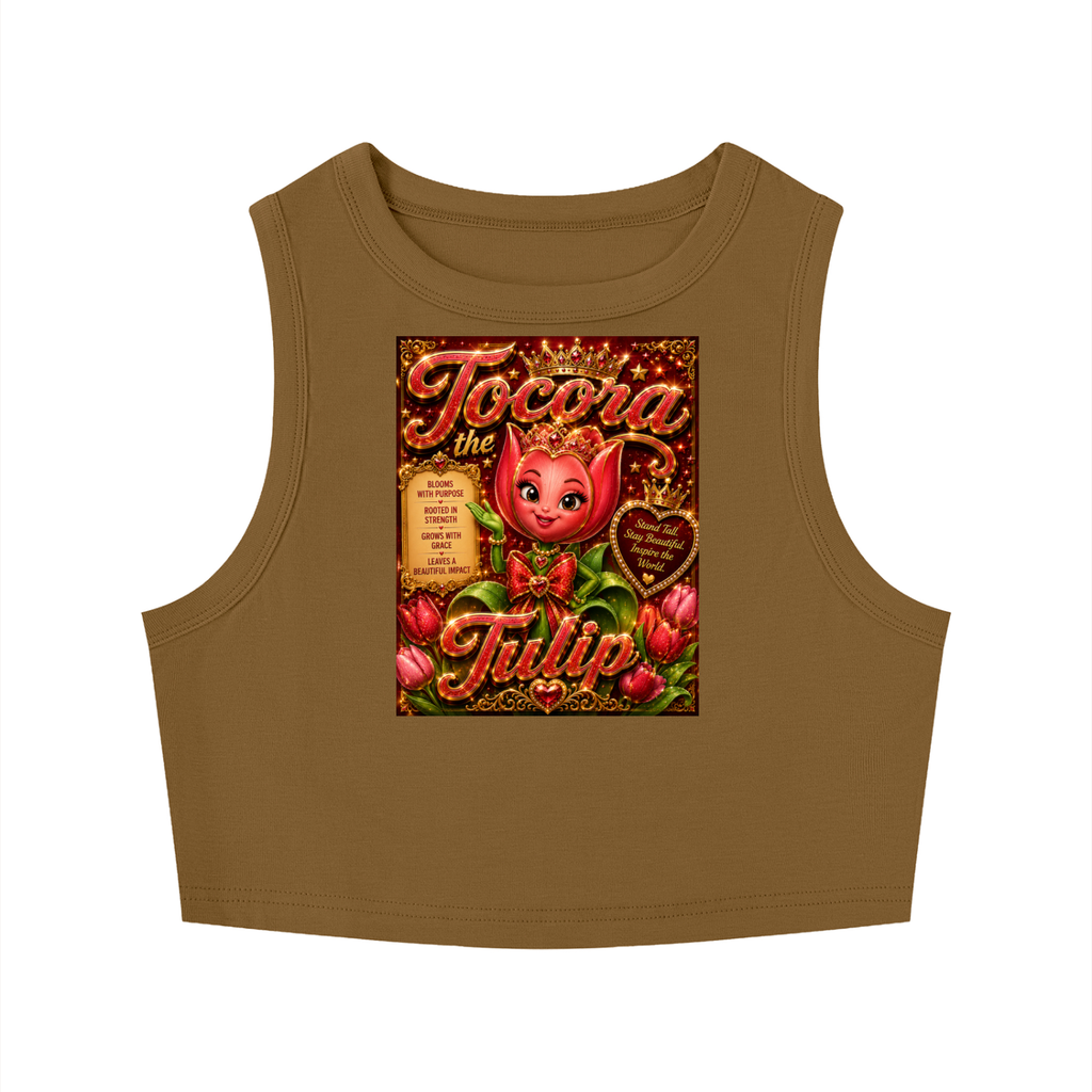 Women's Tight Crewneck Crop Tank Top