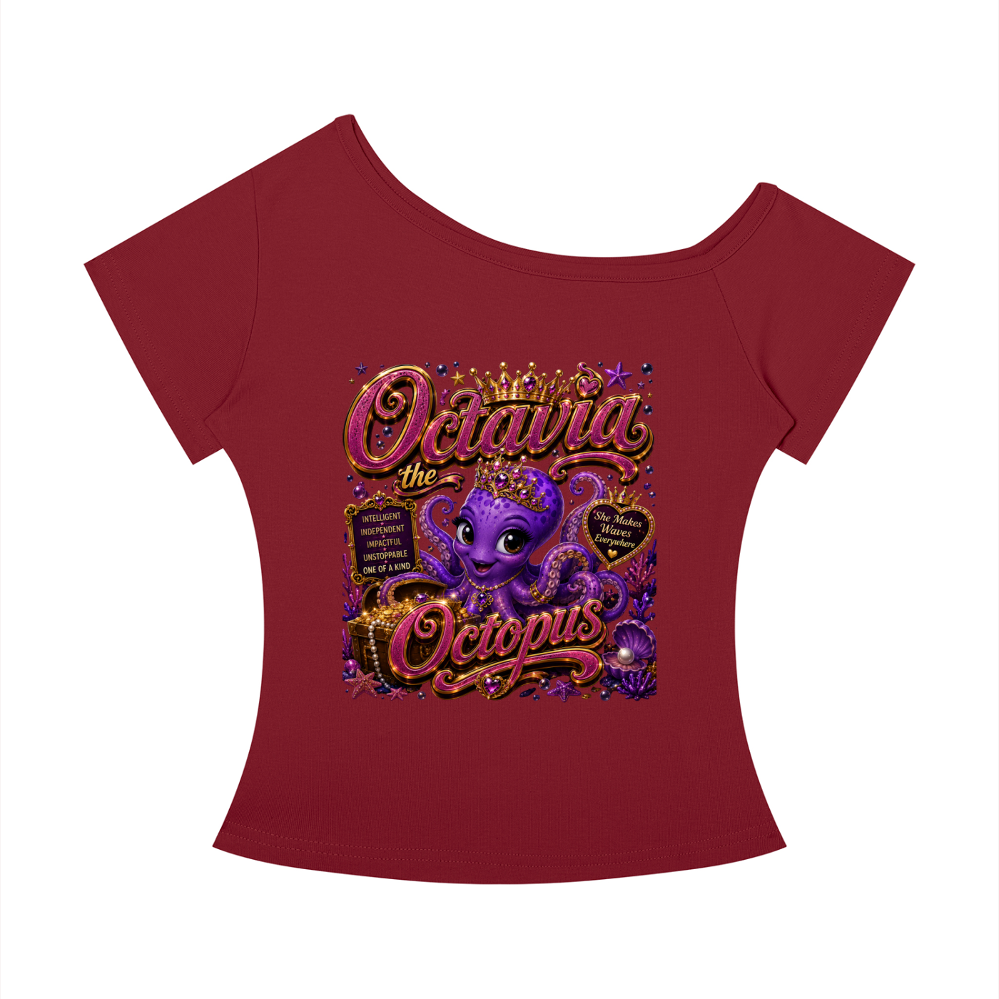 Women’s Off-the-Shoulder T-Shirt