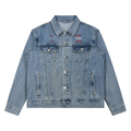 Unisex Vintage Wash Denim Jacket