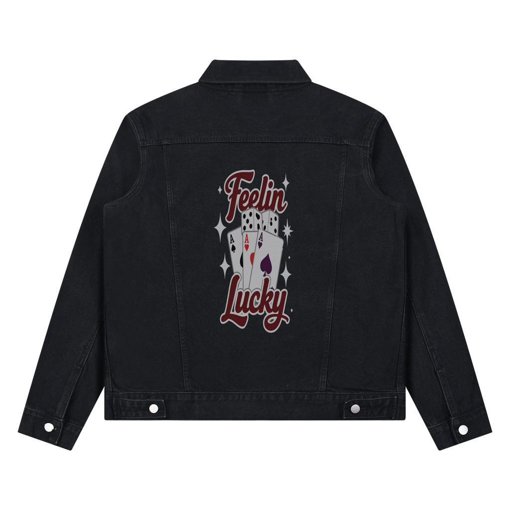 Unisex Vintage Wash Denim Jacket