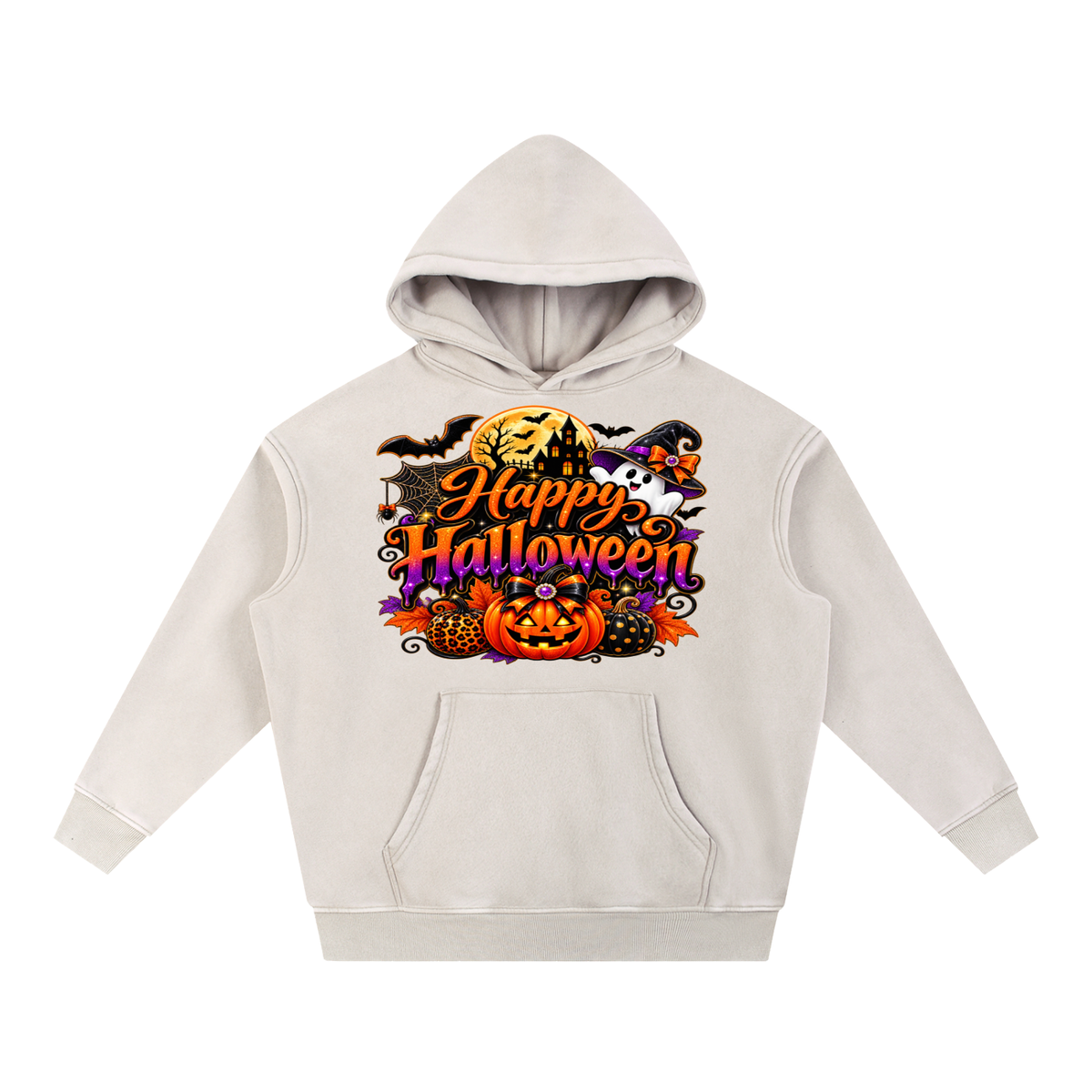 Snow Wash Fleece Oversize Hoodie