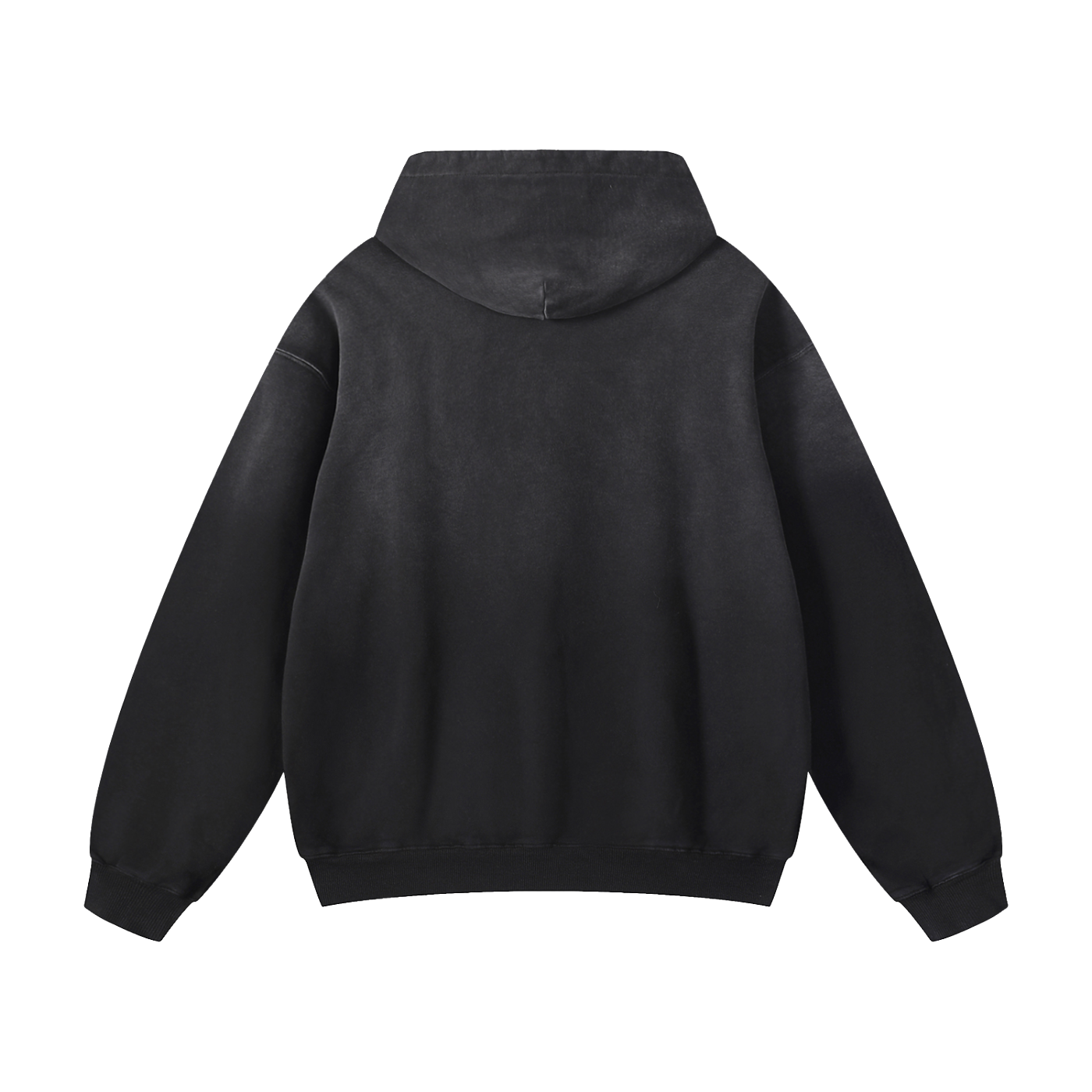 Heavyweight Sunfade Oversized Hoodie Crossing Bridge