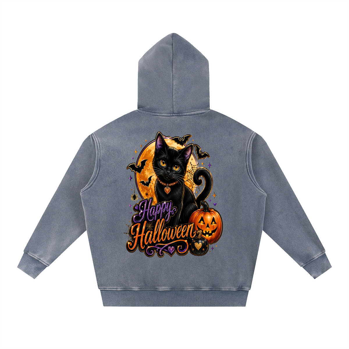 Snow Wash Fleece Oversize Hoodie