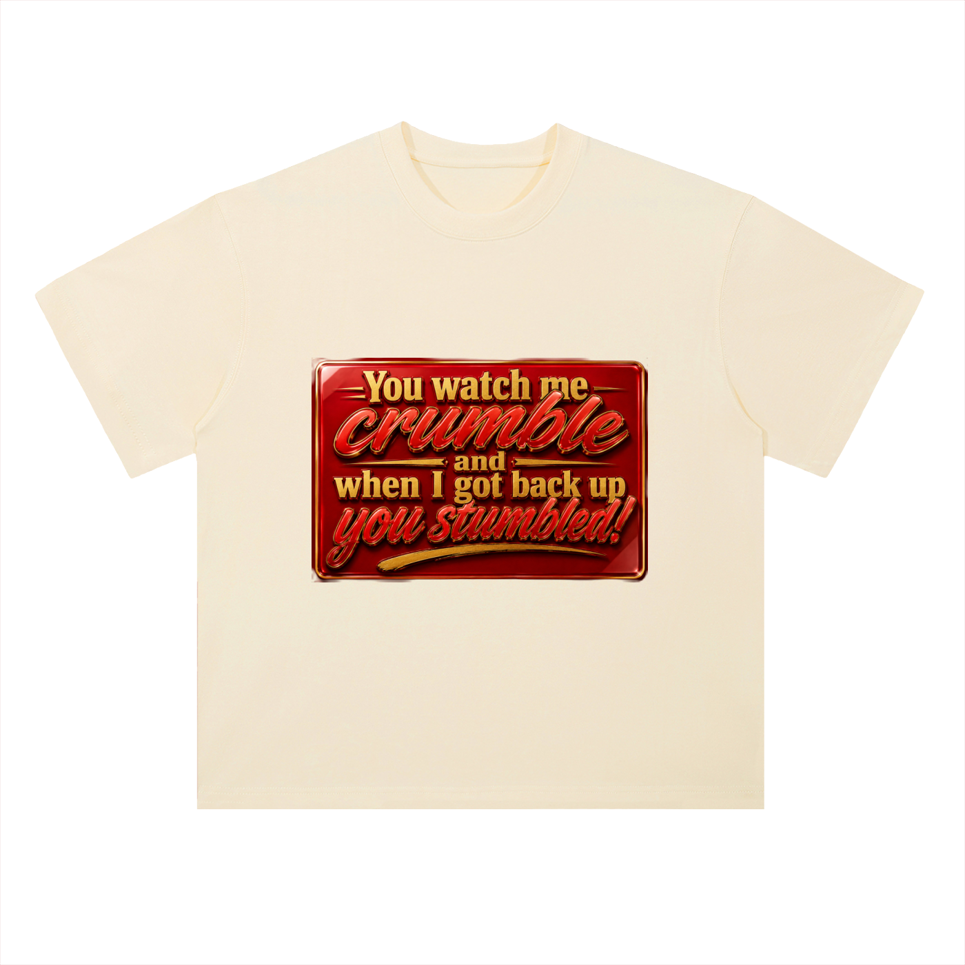 Heavyweight Drop Shoulder Cotton T-Shirt