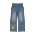 Women’s Vintage Wash Wide Leg Jeans