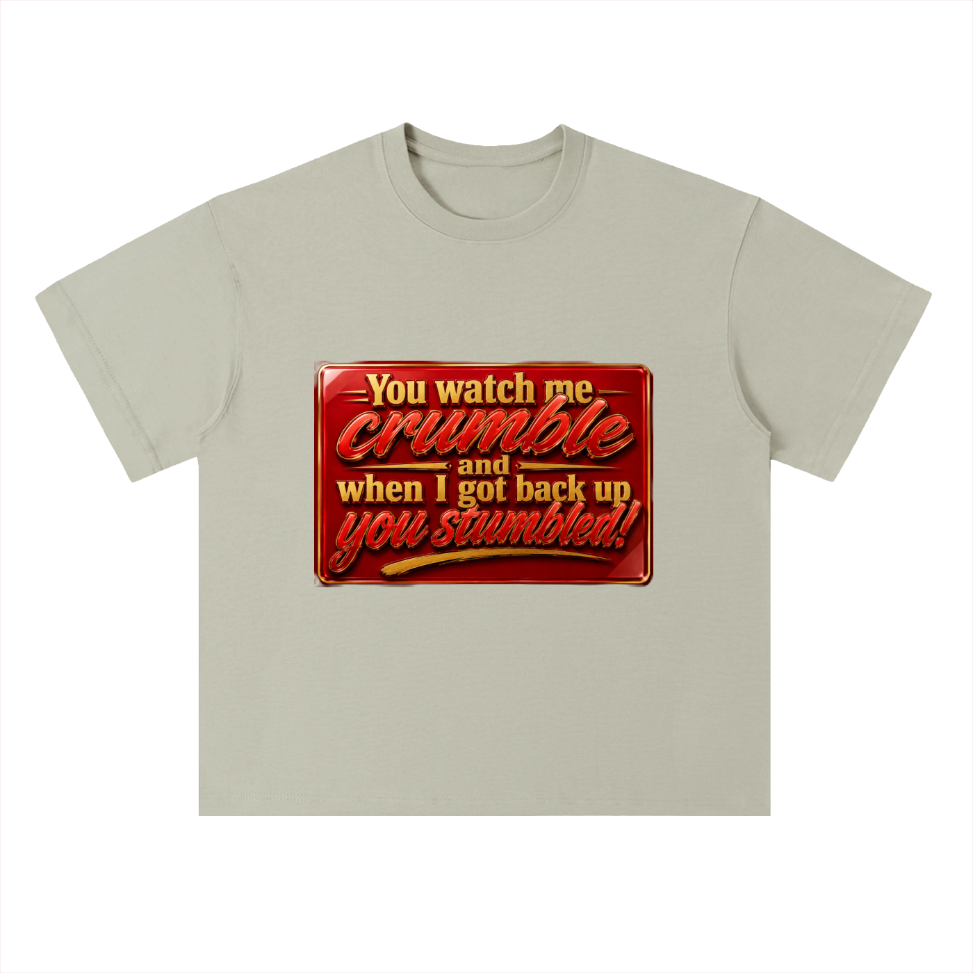 Heavyweight Drop Shoulder Cotton T-Shirt