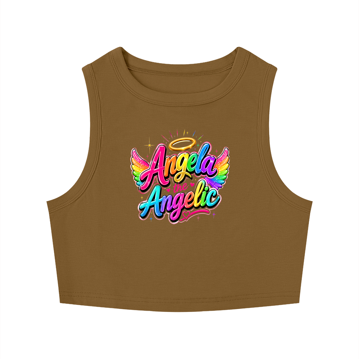 Women's Tight Crewneck Crop Tank Top